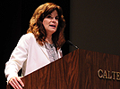 Carolyn Porco speaking at Caltech